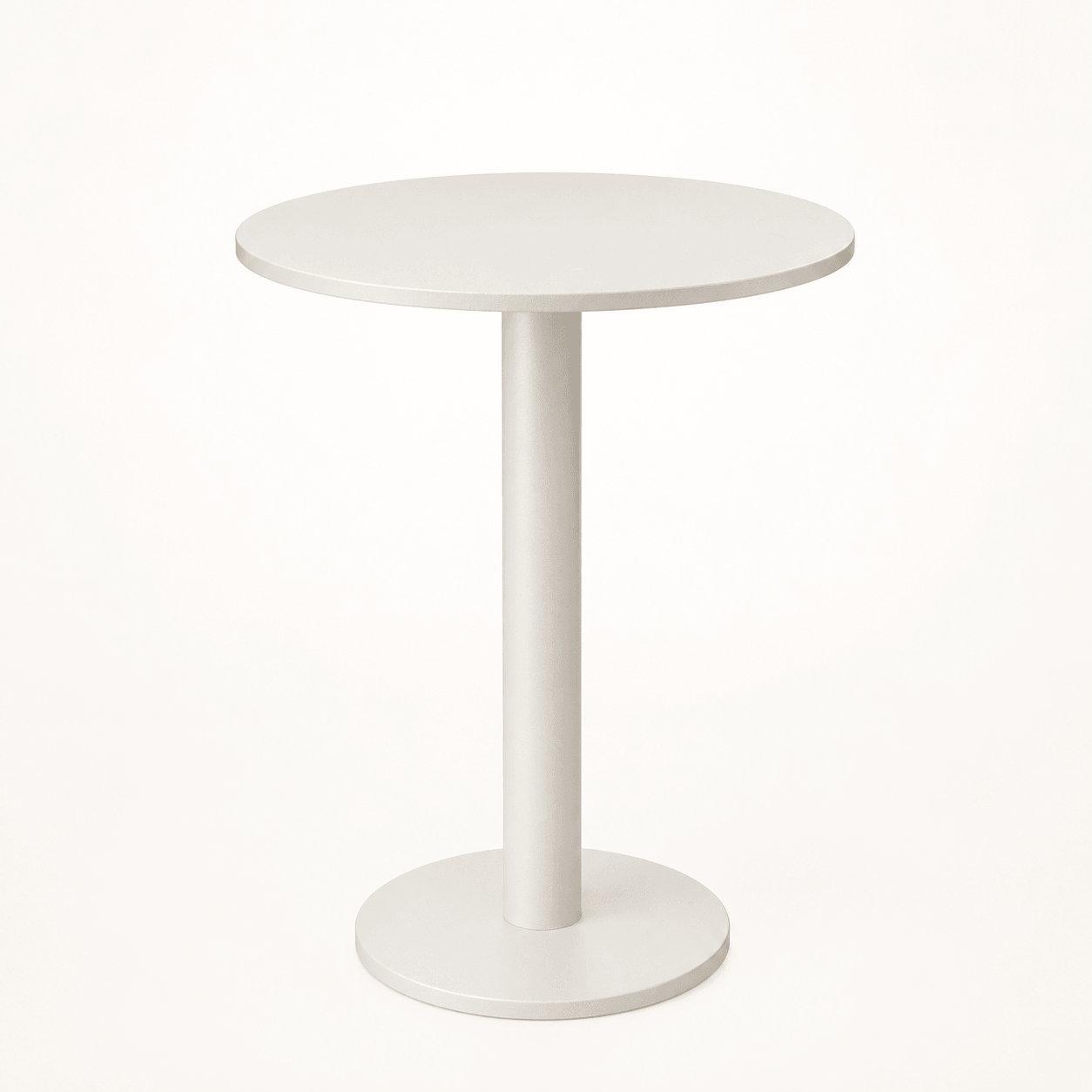 Table Alba · tout métal — Alba tout métal · finition crème